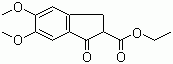 Ethyl 2,3-dihydro-5,6-dimethoxy-1-oxo-1H-indene-2-carboxylate molecular structure (CAS 53295-44-6)