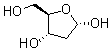 2-Deoxy-D-ribose molecular structure (CAS 533-67-5)