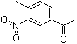 结构式 CAS# 5333-27-7, 3'-硝基-4'-甲基苯乙酮