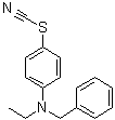 Thiocyanic acid 4-[ethyl(phenylmethyl)amino]phenyl ester molecular structure (CAS 5335-85-3)