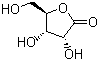 D(+)-Ribonic acid gamma-lactone molecular structure (CAS 5336-08-3)