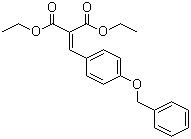 Diethyl 2-(4-(benzyloxy)benzylidene)malonate molecular structure (CAS 53361-40-3)