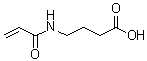 4-Acrylamidobutanoic acid molecular structure (CAS 53370-87-9)