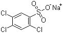 Sodium 2,4,5-trichlorobenzenesulphonate molecular structure (CAS 53423-65-7)