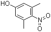 结构式 CAS# 5344-97-8, 3,5-二甲基-4-硝基苯酚