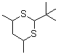 2-(1,1-Dimethylethyl)-4,6-dimethyl-1,3-dithiane molecular structure (CAS 53477-35-3)