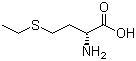 结构式 CAS# 535-32-0, D-乙硫氨基酪酸; 乙基蛋氨酸; D-2-氨基-4-(乙硫基)丁酸