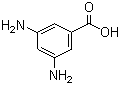 structure of CAS# 535-87-5, 3,5-Diaminobenzoic acid;3,5-Diamino-benzoic acid