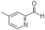 4-Methylpyridine-2-carbaldehyde molecular structure (CAS 53547-60-7)