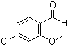 structure of CAS# 53581-86-5, 4-Chloro-2-methoxybenzaldehyde