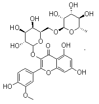 Isorhamnetin 3-O-robinobioside molecular structure (CAS 53584-69-3)