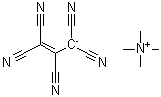 Tetramethylammonium salt with 1-propene-1,1,2,3,3-pentacarbonitrile molecular structure (CAS 53663-17-5)