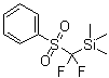 [Difluoro(phenylsulfonyl)methyl](trimethyl)silane molecular structure (CAS 536975-50-5)