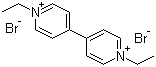 结构式 CAS# 53721-12-3, 乙基紫精二溴化物; 1,1'-二乙基-4,4'-联吡啶鎓二溴化物