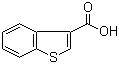 1-Benzothiophene-3-carboxylic acid molecular structure (CAS 5381-25-9)