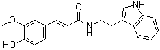N-Feruloyltryptamine molecular structure (CAS 53905-13-8)