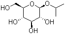 Isopropyl beta-D-glucopyranoside molecular structure (CAS 5391-17-3)