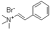 Trimethylstyrylammonium bromide molecular structure (CAS 5395-28-8)