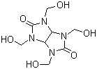 structure of CAS# 5395-50-6, Tetramethylol acetylenediurea;1,3,4,6-Tetrakis-hydroxymethyl-tetrahydro-imidazo(4,5-d)imidazole-2,5-dione