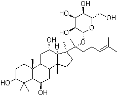 Ginsenoside F1 molecular structure (CAS 53963-43-2)