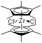 Bis(pentamethylcyclopentadienyl)zirconium dichloride molecular structure (CAS 54039-38-2)