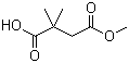 2,2-Dimethylbutanedioic acid 4-methyl ester molecular structure (CAS 54043-71-9)