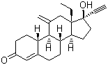 structure of CAS# 54048-10-1, Etonogestrel;13-Ethyl-17-ethynyl-17-hydroxy-11-methylidene-2,6,7,8,9,10,12,13,14,15,16,17-dodecahydro-1H-cyclopenta[a]phenanthren-3-one