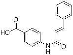 结构式 CAS# 54057-59-9, 4-肉桂酰胺基苯甲酸