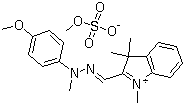 结构式 CAS# 54060-92-3, 碱性黄 28; 阳离子金黄 X-GL