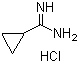 Cyclopropanecarboxamidine hydrochloride molecular structure (CAS 54070-74-5)
