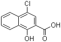 结构式 CAS# 5409-15-4, 4-氯-1-羟基萘-2-甲酸