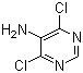 structure of CAS# 5413-85-4, 5-Amino-4,6-dichloropyrimidine;4,6-Dichloropyrimidin-5-ylamine