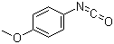 4-Methoxyphenyl isocyanate molecular structure (CAS 5416-93-3)