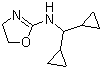 结构式 CAS# 54187-04-1, 利美尼啶; N-(双环丙基甲基)-4,5-二氢-2-噁唑胺