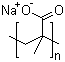 结构式 CAS# 54193-36-1, 聚甲基丙烯酸钠
