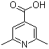 2,6-Dimethylpyridine-4-carboxylic acid molecular structure (CAS 54221-93-1)