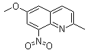 2-甲基-6-甲氧基-8-硝基喹啉分子结构 (CAS 54232-06-3)