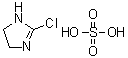 2-Chloro-4,5-dihydro-1H-imidazole sulfate molecular structure (CAS 54255-12-8)