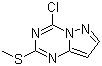 结构式 CAS# 54346-19-9, 4-氯-2-(甲硫基)吡唑并[1,5-a][1,3,5]三嗪