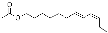 结构式 CAS# 54364-62-4, (7E,9Z)-7,9-十二碳二烯-1-基乙酸酯