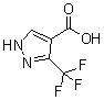 3-(Trifluoromethyl)-1H-pyrazole-4-carboxylic acid molecular structure (CAS 543739-84-0)