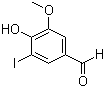 5-碘香兰素分子结构 (CAS 5438-36-8)