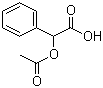 结构式 CAS# 5438-68-6, 2-乙酰氧基-2-苯基乙酸; 乙酰氧基扁桃酸