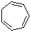structure of CAS# 544-25-2, Cycloheptatriene;1,3,5-Cycloheptatriene; CHT; Tropilidene