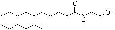 Palmitoylethanolamide molecular structure (CAS 544-31-0)
