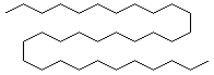 structure of CAS# 544-85-4, n-Dotriacontane;Bicetyl; NSC 636