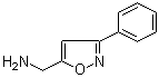 [(3-Phenylisoxazol-5-yl)methyl]amine molecular structure (CAS 54408-35-4)