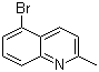 5-Bromo-2-methylquinoline molecular structure (CAS 54408-52-5)