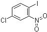 structure of CAS# 5446-05-9, 4-Chloro-2-nitrophenyl iodide;1-Iodo-2-nitro-4-chlorobenzene; 4-Chloro-1-iodo-2-nitrobenzene; NSC 17163