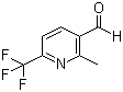 2-Methyl-6-(trifluoromethyl)nicotinaldehyde molecular structure (CAS 545394-83-0)